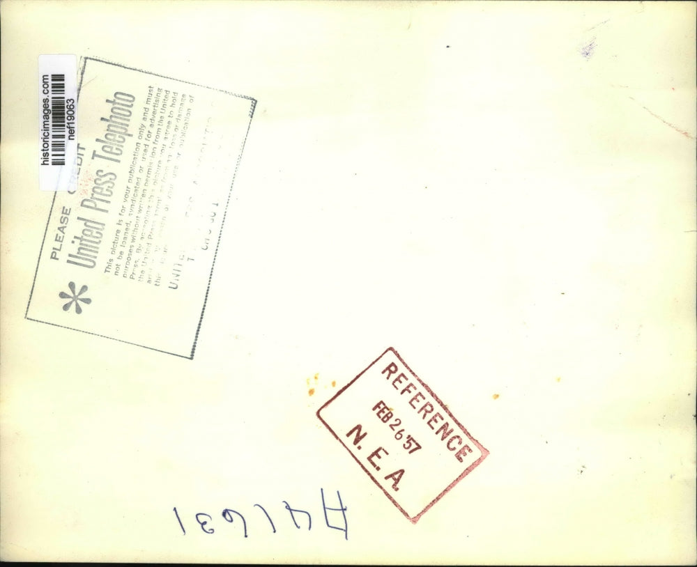 1957 Press Photo Lyndon B. Johnson - nef19063