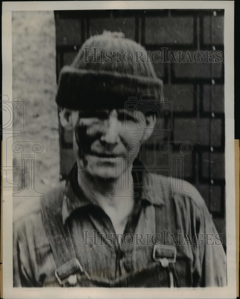 1939 Press Photo Miner Johns Abrams Murdered in Union Shootout, Zanesville, OH