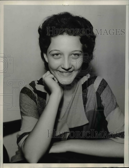 1934 Press Photo Mrs Ramona Alexander as She Gave Statement to Vernon Ferguson