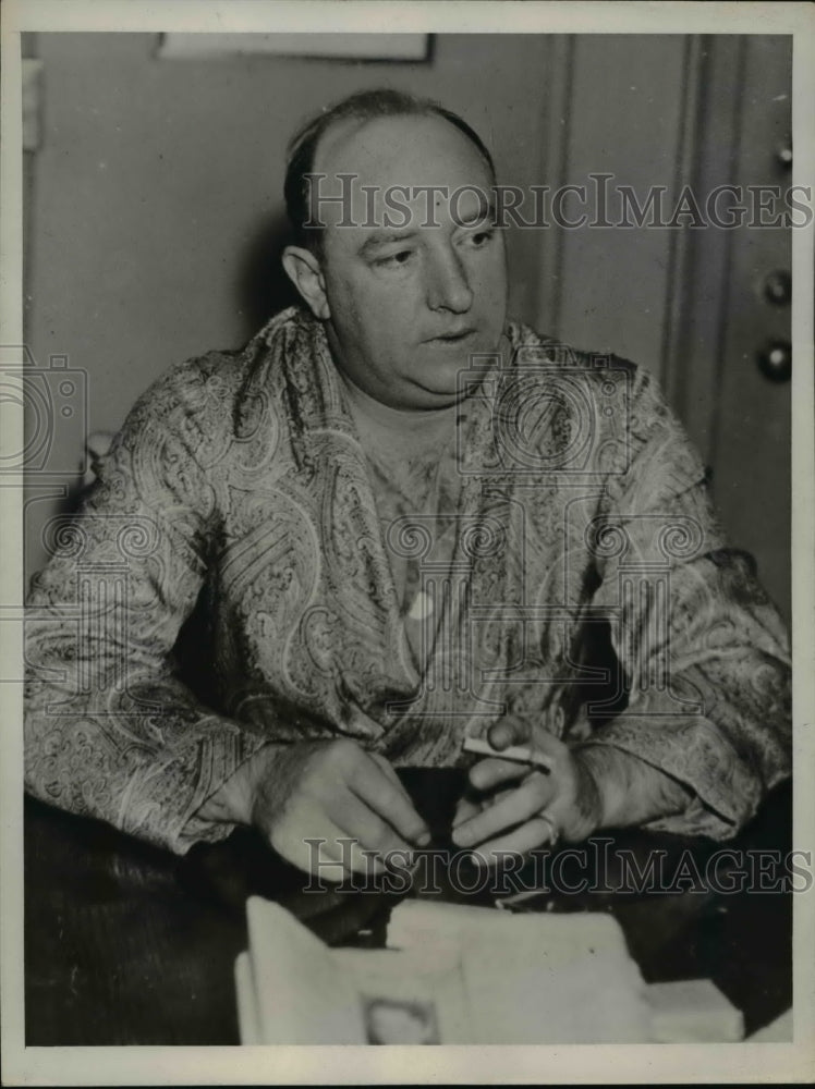 1940 Press Photo William Hellis an Oil and Real Estate Magnate of New Orleans