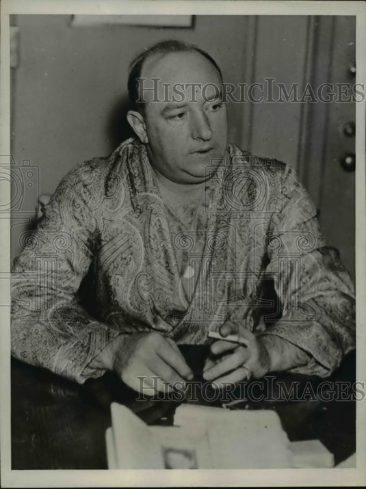 1940 Press Photo William Hellis an Oil and Real Estate Magnate of New Orleans