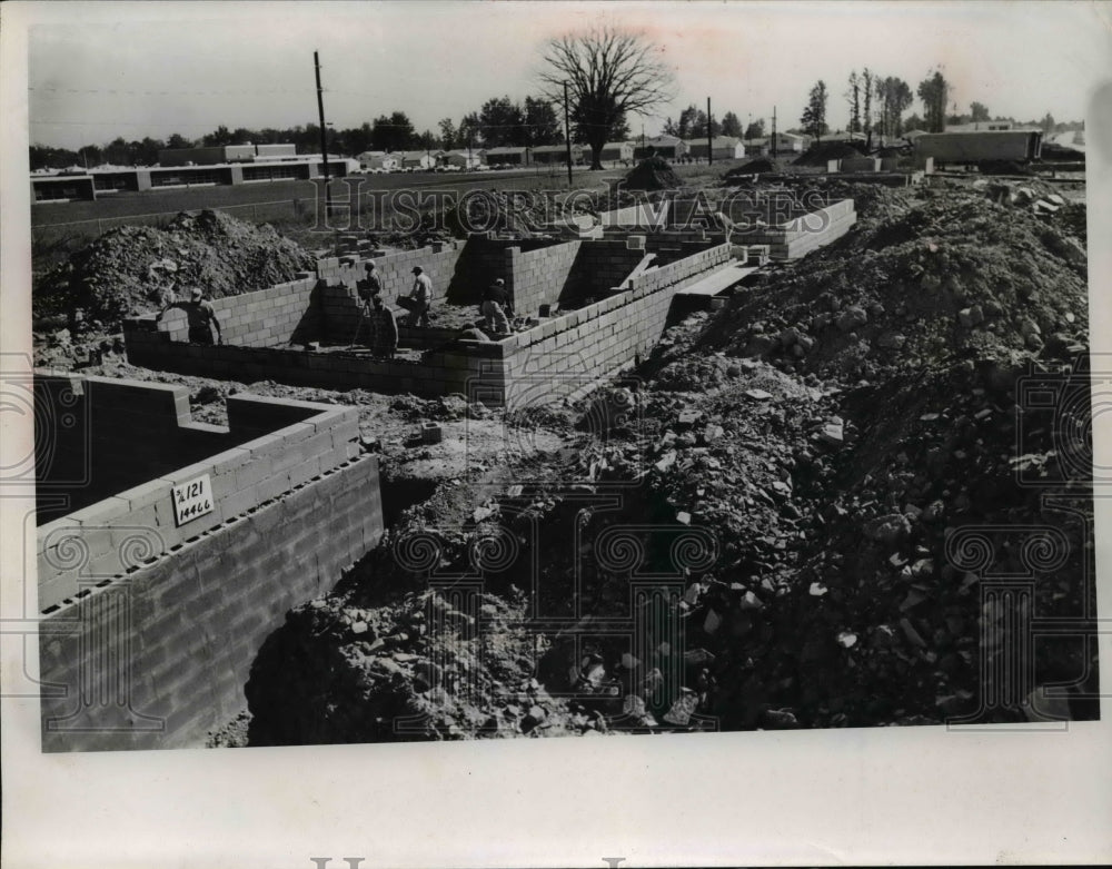 1966 Press Photo New Section Saybrook Housing, Brooks Park, Ohio - nef19558