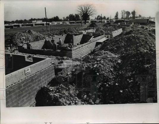 1966 Press Photo New Section Saybrook Housing, Brooks Park, Ohio - nef19558