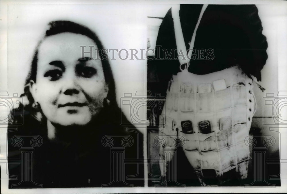 1968 Press Photo Robyns Marcelle Rechelle of Belgium wore golf line Miniskirt
