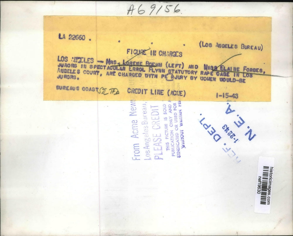 1943 Press Photo Lorene Boehm, Elaine Forbes - nef19630