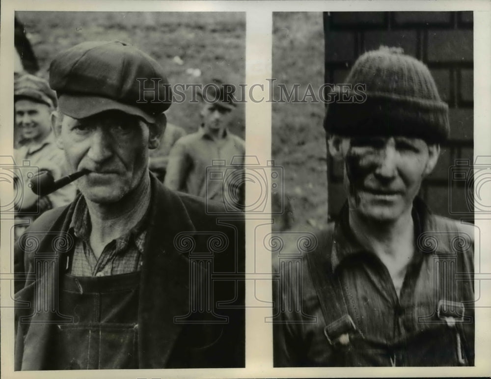 1939 Press Photo Miner John Nbrans Shot to Death In Clash Between Unions