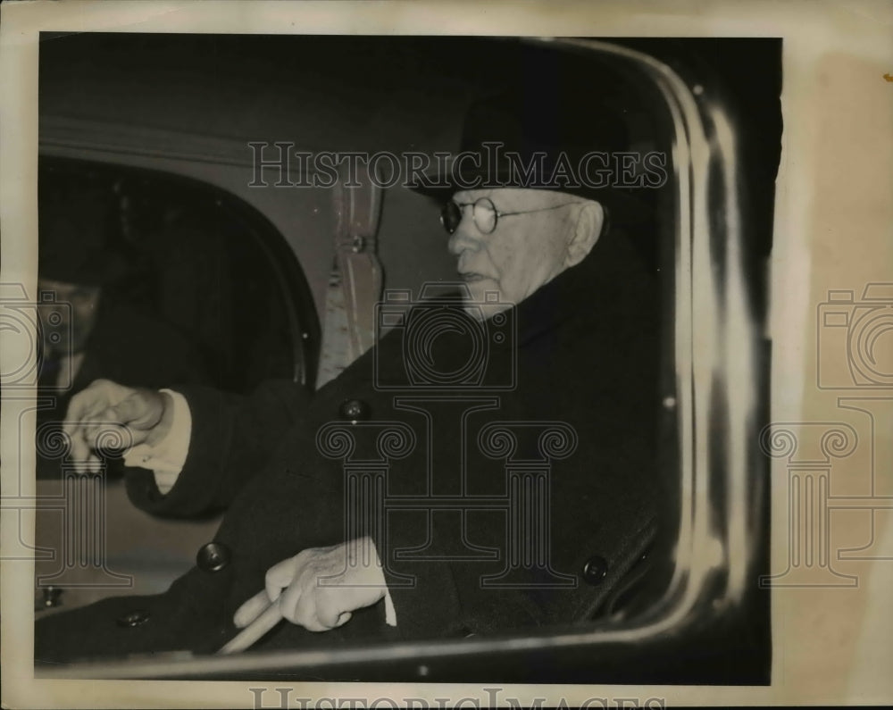 1940 Press Photo Cardinal O'Connell Arrives in NY After Vacation Trip in Florida