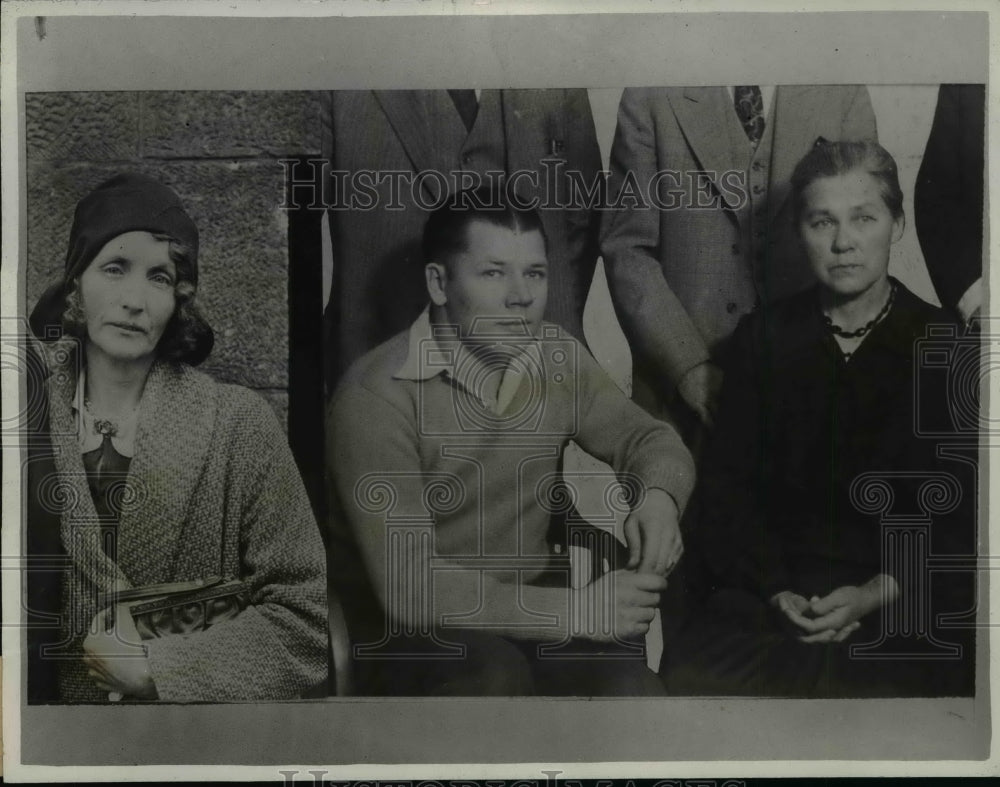 1931 Press Photo Mrs.Harry Kaufman visited son in Kansas City Jail - nef19977