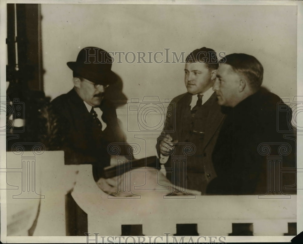1931 Press Photo Henry G.Pearce friend of accused murderer Edward Allen