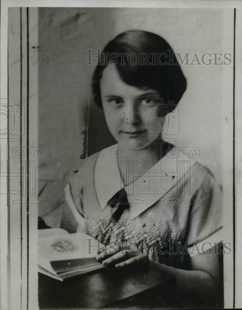 1935 Press Photo Pauline Marcham, Missing in Detroit - nef20123