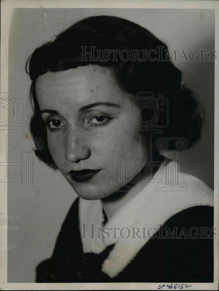1936 Press Photo Opera Singer Mari Monte - nef20125