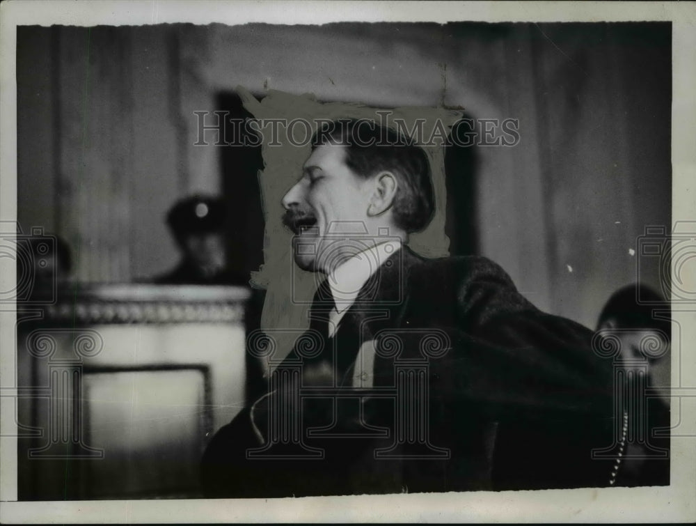 1935 Press Photo Patrick J. hurley at Senate Munitions Committee Probe