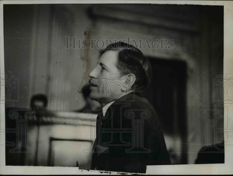 Load image into Gallery viewer, 1935 Press Photo Patrick J. Hurley at Senate Munitions Committee Probe
