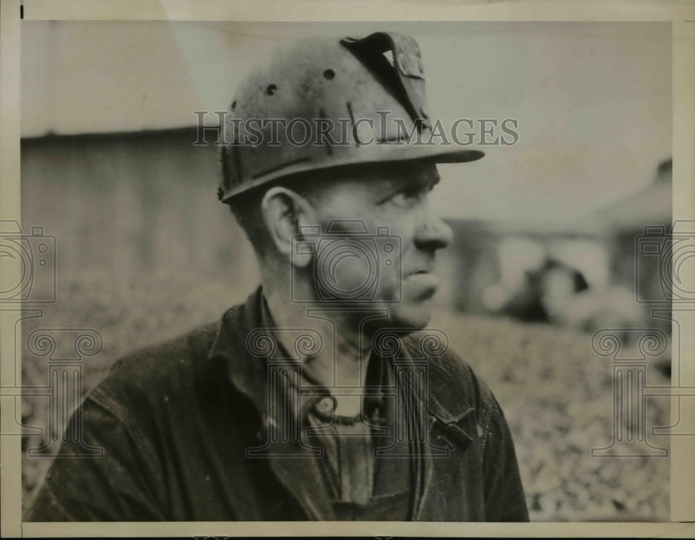 1939 Press Photo D.H. Henry, Escaped Injury in Hubbard Mine Explosion McKeesport