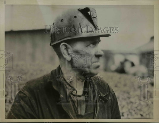 1939 Press Photo D.H. Henry, Escaped Injury in Hubbard Mine Explosion McKeesport