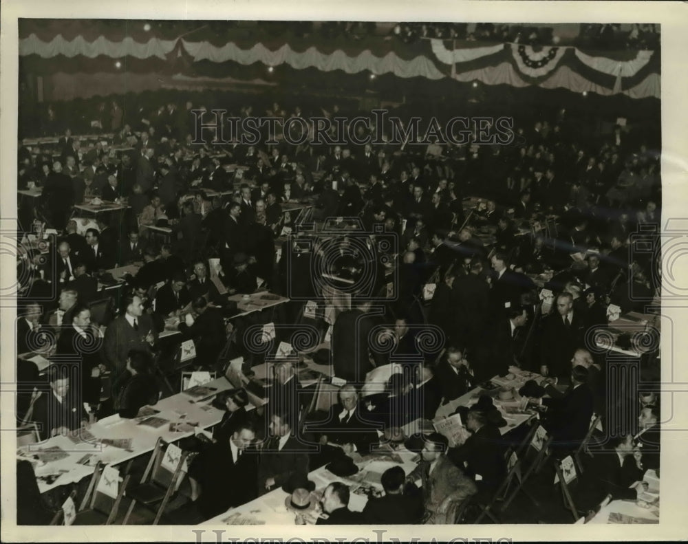 1940 Press Photo View of American Federation of Labor Convention as it Opened