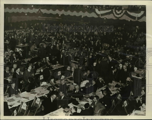1940 Press Photo View of American Federation of Labor Convention as it Opened