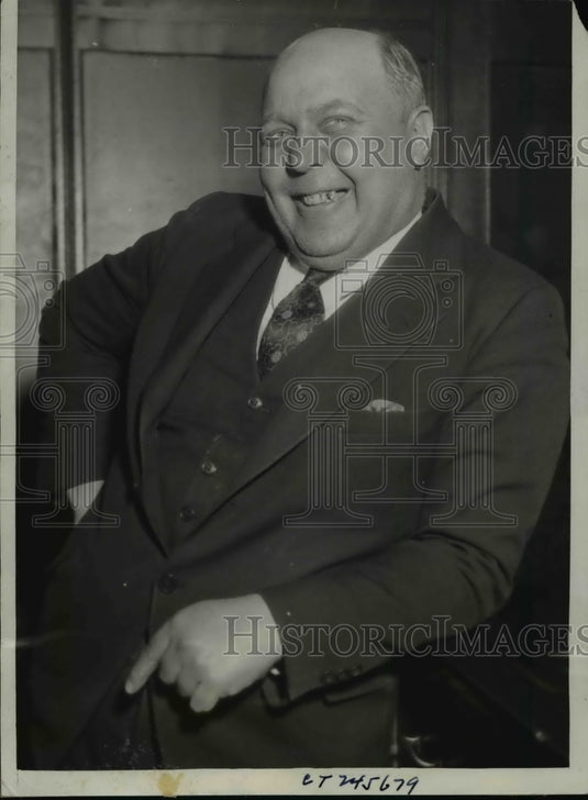 1933 Press Photo Brur H. Peterson - nef20804