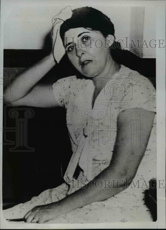 1933 Press Photo Allie Mae Purvis - nef20843