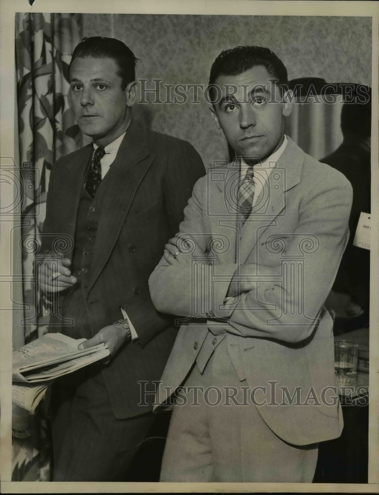 1933 Press Photo Allan Edwards, B.C. Bean to Aid Police in Lucille Fulton Case