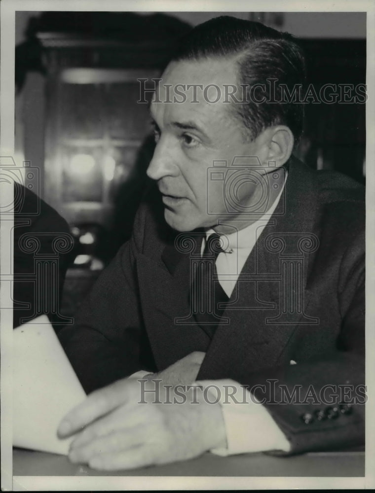 1938 Press Photo Edsel Ford - nef20990