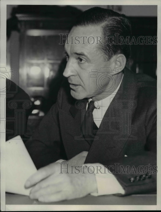 1938 Press Photo Edsel Ford - nef20990
