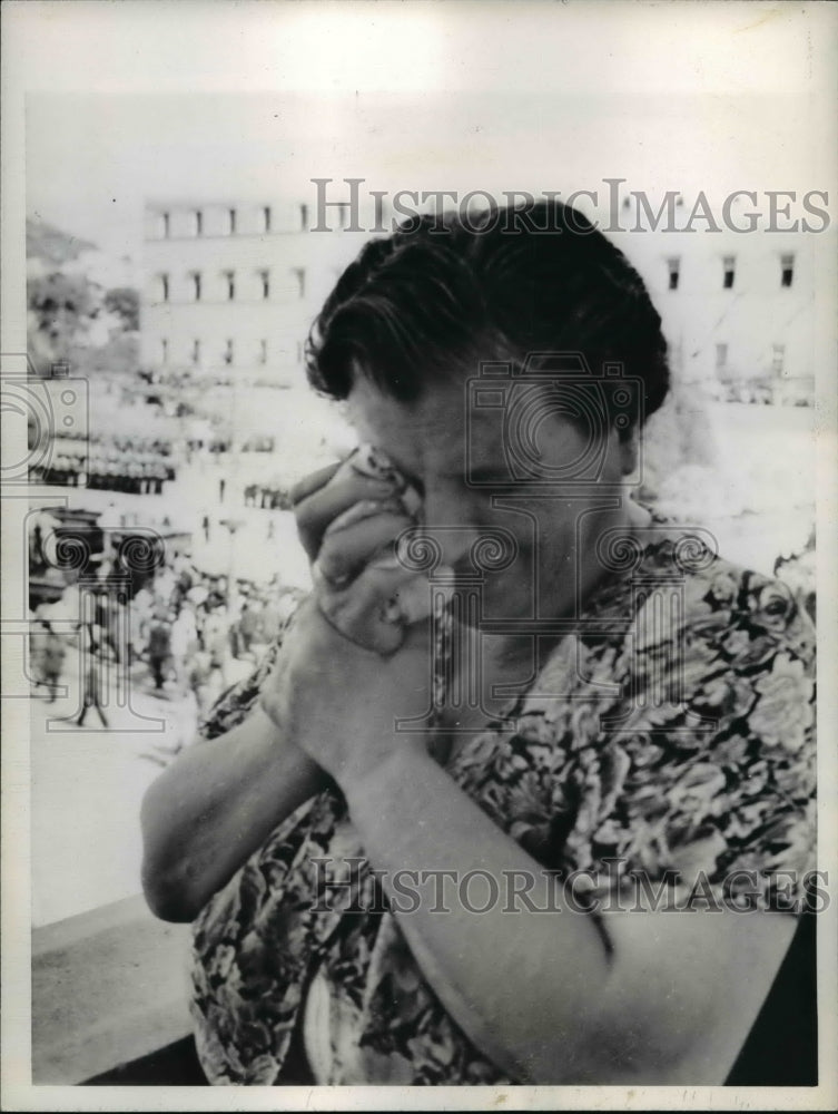 1944 Press Photo Mother of World War II Sailor Grieves Loss of Son Athens Greece- Historic Images