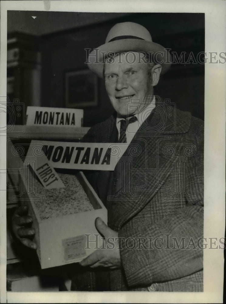 1932 Press Photo Former Barley King Beaten By Son - nef21085