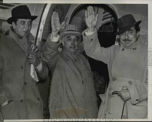 1938 Press Photo Manuel Mujica Carassa flies to Minnesota for operation