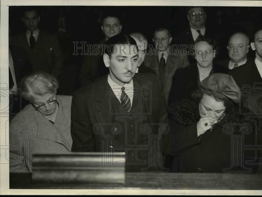 1940 Press Photo Mrs Mae Smith and Daughter Mary Smith Held In Baby Farm Probe