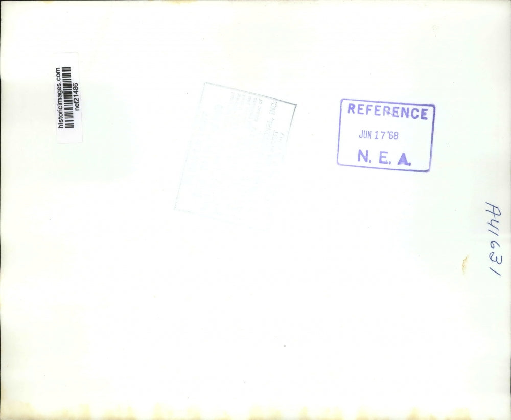 1968 Press Photo Eugene McCarthy Meets w/ Lyndon B. Johnson White House Cabinet