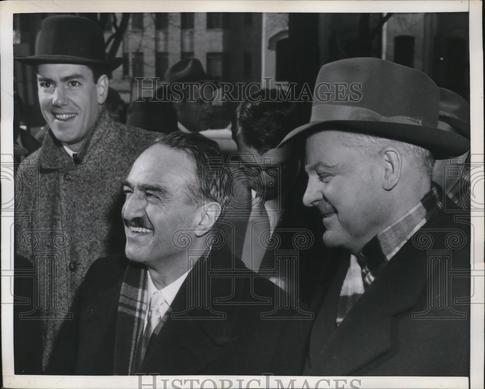 1959 Press Photo Soviet Deputy Premier Anastas Mikoyan at Soviet Embassy in Wash