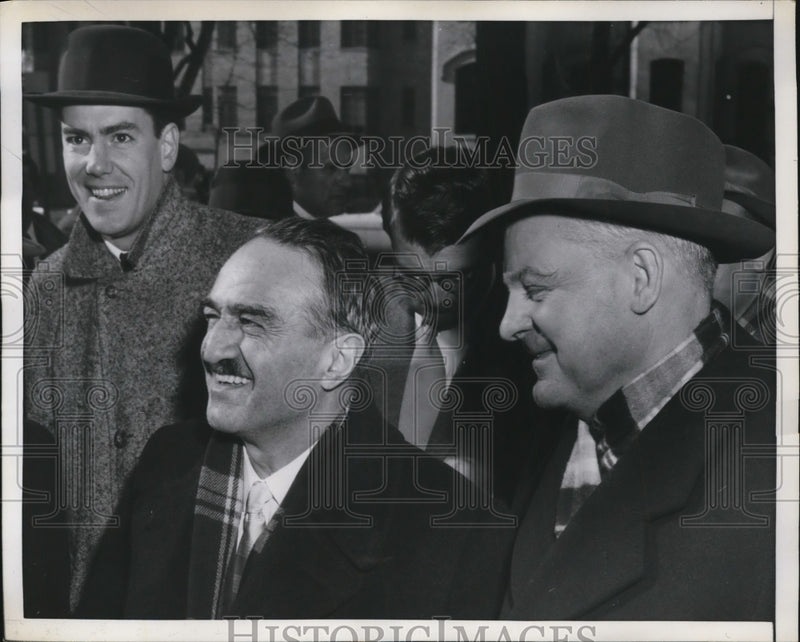 Load image into Gallery viewer, 1959 Press Photo Soviet Deputy Premier Anastas Mikoyan at Soviet Embassy in Wash
