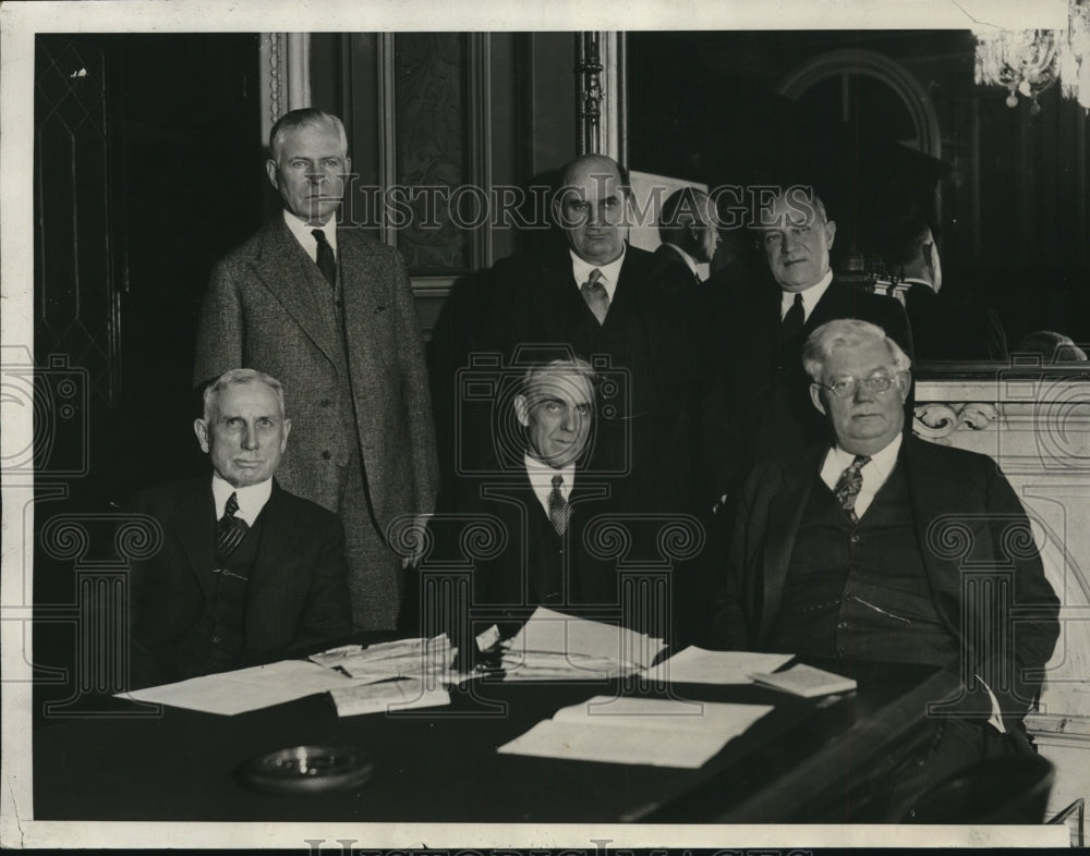1931 Press Photo Senate Investigating Committee on Food Pricing at Probe