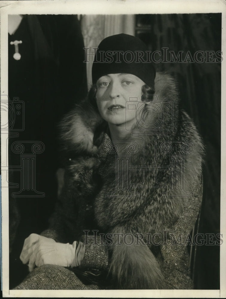 1929 Press Photo Grace Vandervilt Married to Henry Gassaway Davin, New York