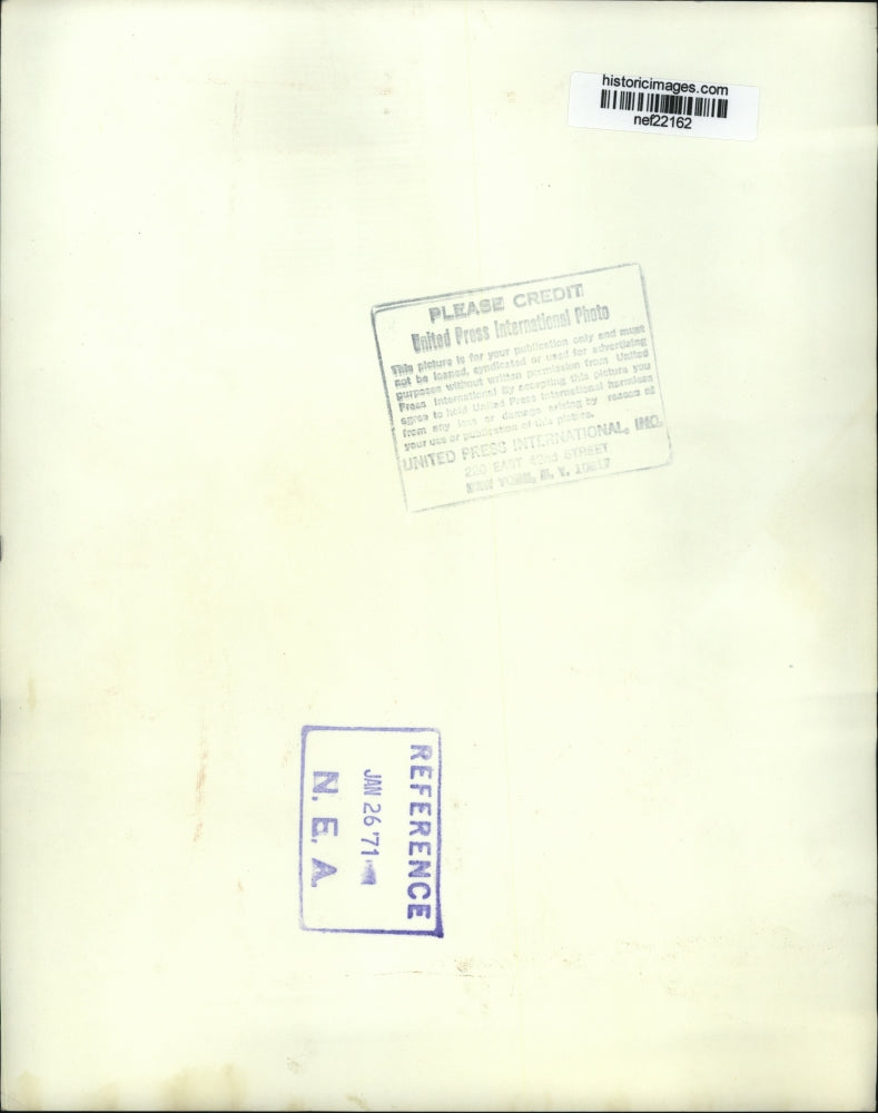 1971 Press Photo Mrs.Martha Mitchell and Brooke Robinson,World Series Hero