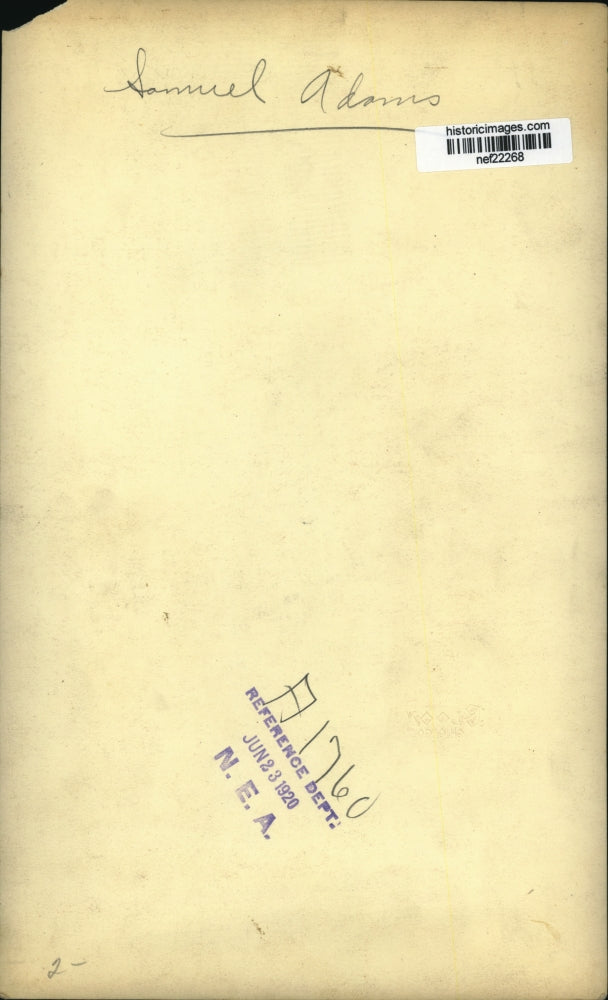 1920 Press Photo Samuel Adams Candidate for Vice-Presidential Nomination