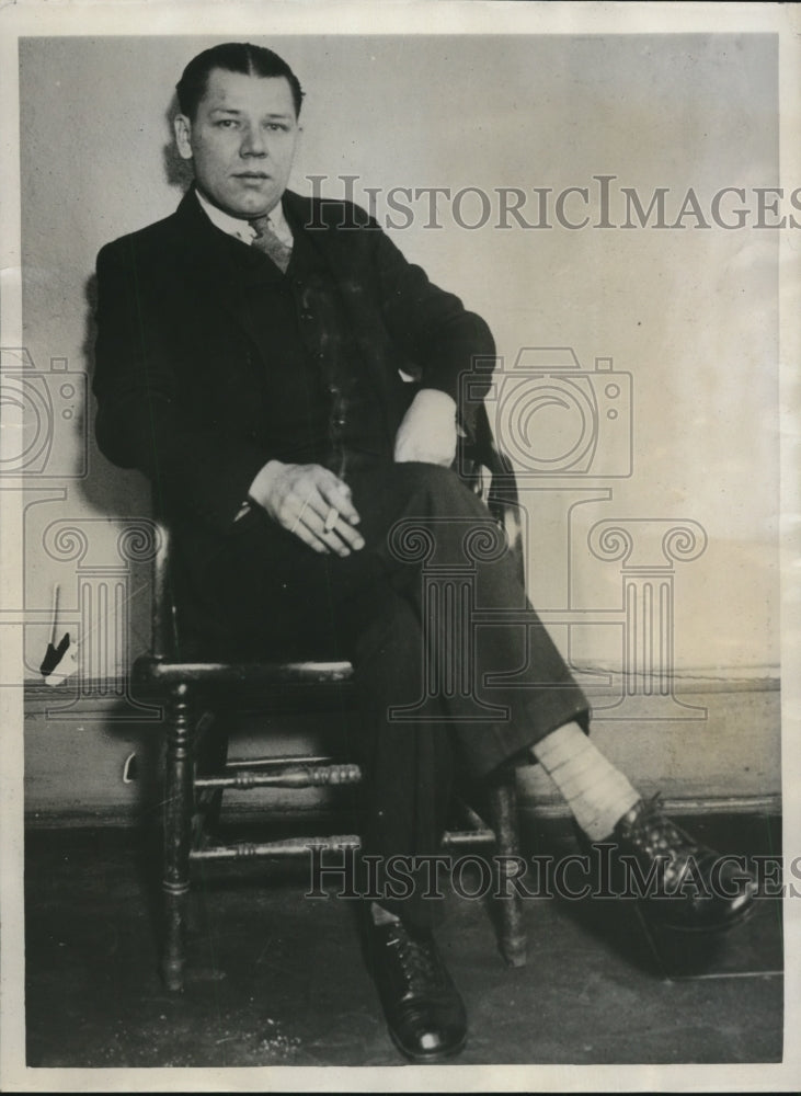 1932 Press Photo Paul h. Kaufman on Trial, Kansas City, Missouri - nef22526