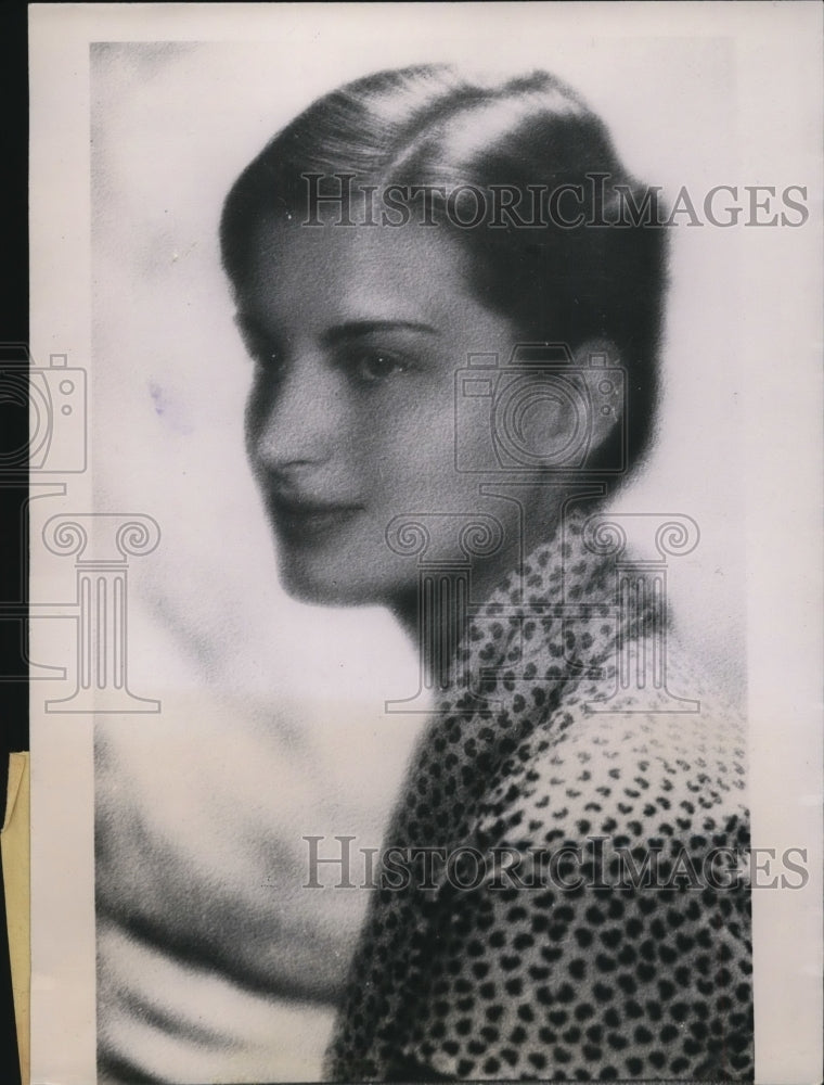 1934 Press Photo Margaret Botts Survives Suicide Pact with Mother, Highland Park