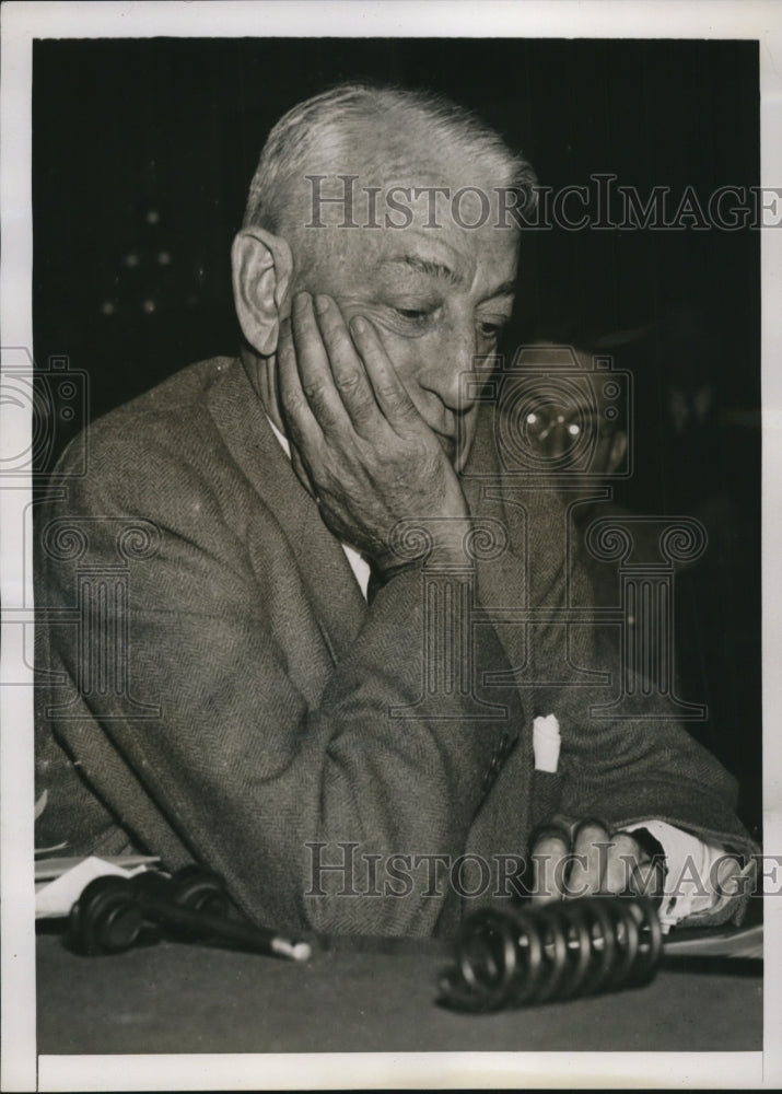 1938 Press Photo H A Scindrett Appear Before Pres Roosevelt's Fact Finding Board