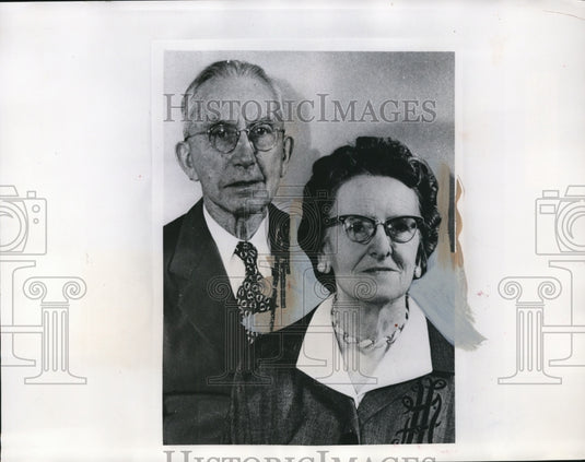 1962 Press Photo Mr and Mrs Henry Wetzel of Berea, Ohio Celebrate Anniversary