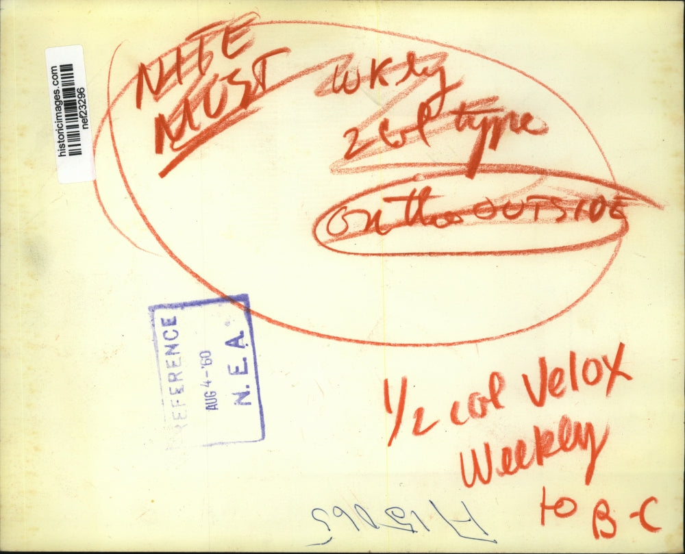 1960 Press Photo Nelson A. Rockefeller in Press Conference - nef23296