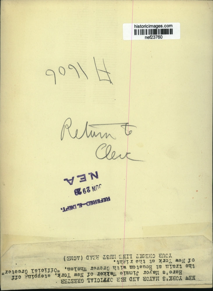 1928 Press Photo Jimmie Walker, Grover Whalen in Houston, Texas - nef23760