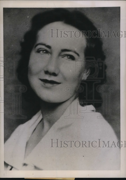 1936 Press Photo Harriet Woody Shot By Bandits Holding Up Her Brother's Station