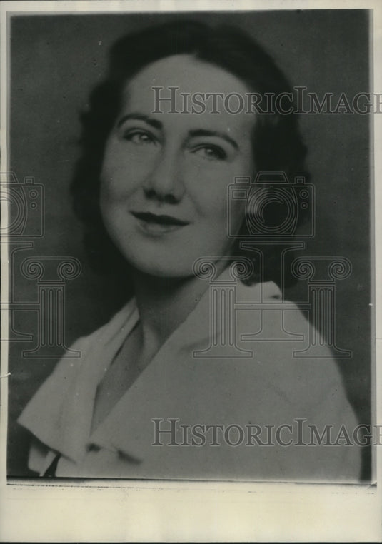 1936 Press Photo Harriet Woody of Los Angeles shot and wounded by Bandits