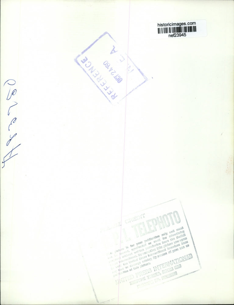 1960 Press Photo Richard Nixon Greets Vernon Thomson, La Crosse, Wisconsin