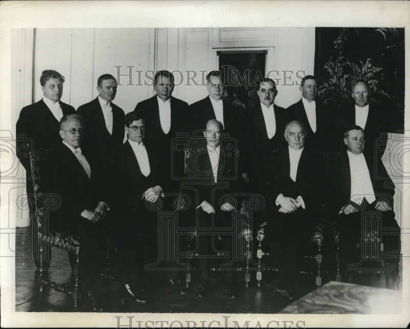 Load image into Gallery viewer, 1932 Press Photo Sweden Socialist Cabinet Members Official Portrait - nef24002
