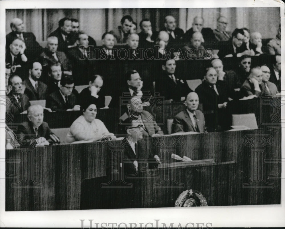 1968 Press Photo Amdrei A Gromyko Addresses Session of Supreme Soviet