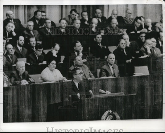 1968 Press Photo Amdrei A Gromyko Addresses Session of Supreme Soviet