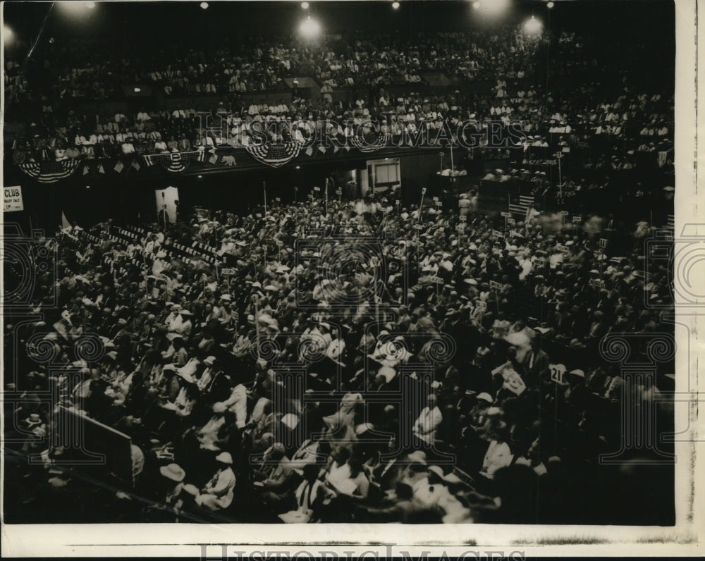 1936 Press Photo View of Republican State Convention at Columbus Auditorium
